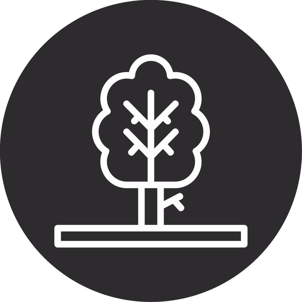 Tree Inverted Icon vector