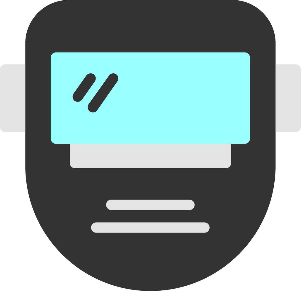 Welding Mask Flat Icon vector
