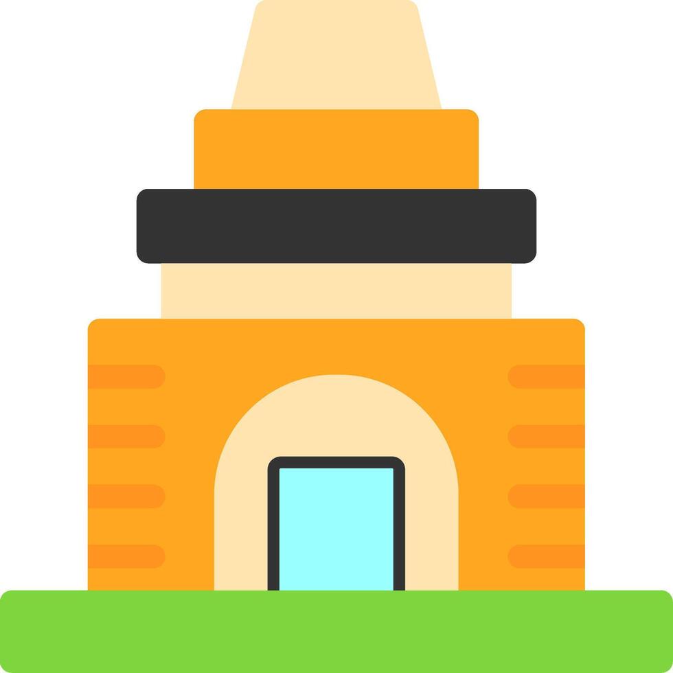 Temple Flat Icon vector