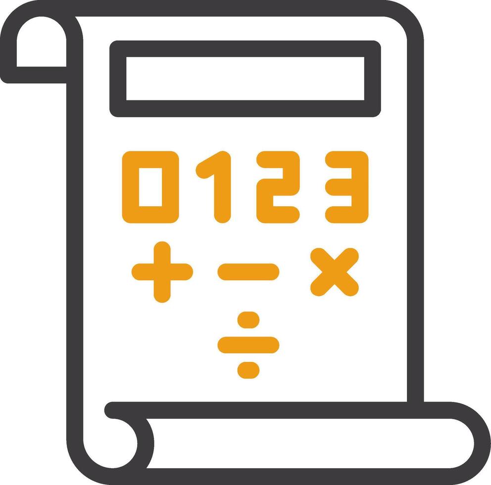 Quest Quotient Two Color Icon vector