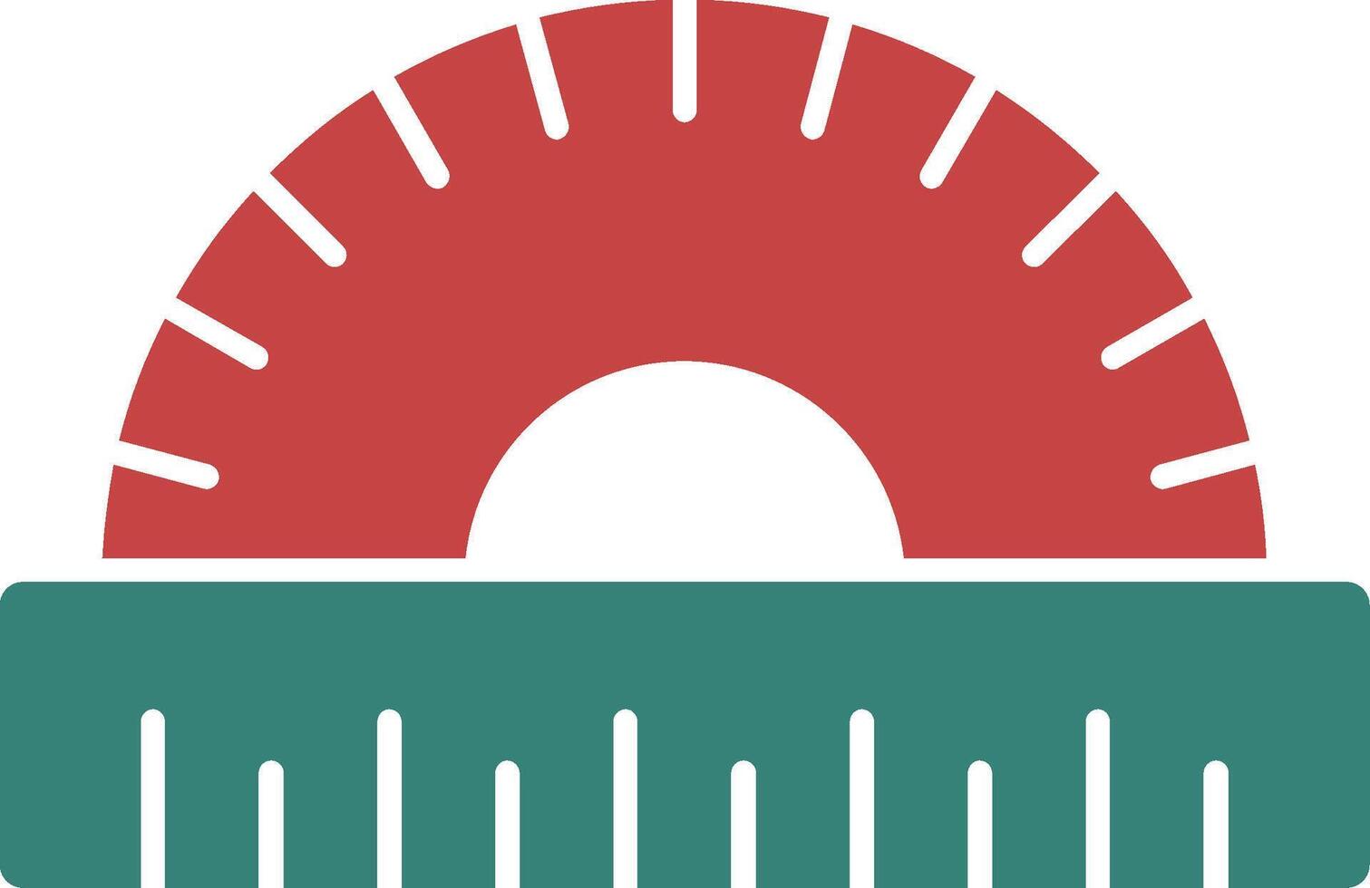Scale Glyph Multi Color Icon vector