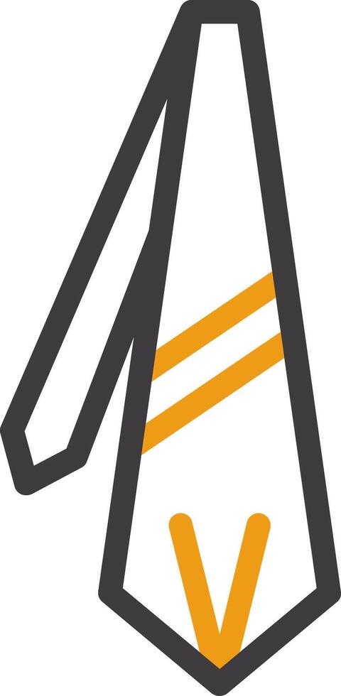 Tie Two Color Icon vector