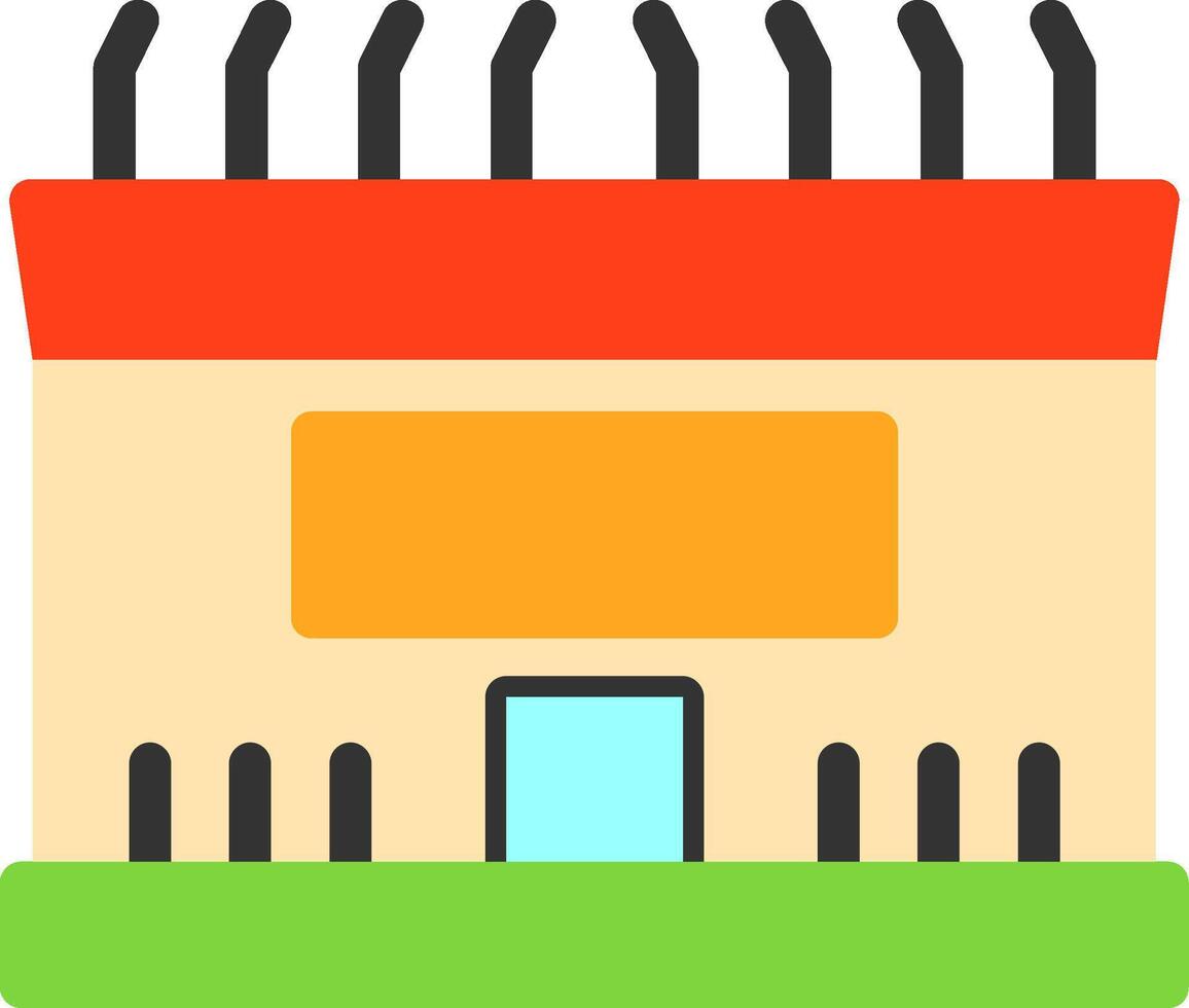 Stadium Flat Icon vector