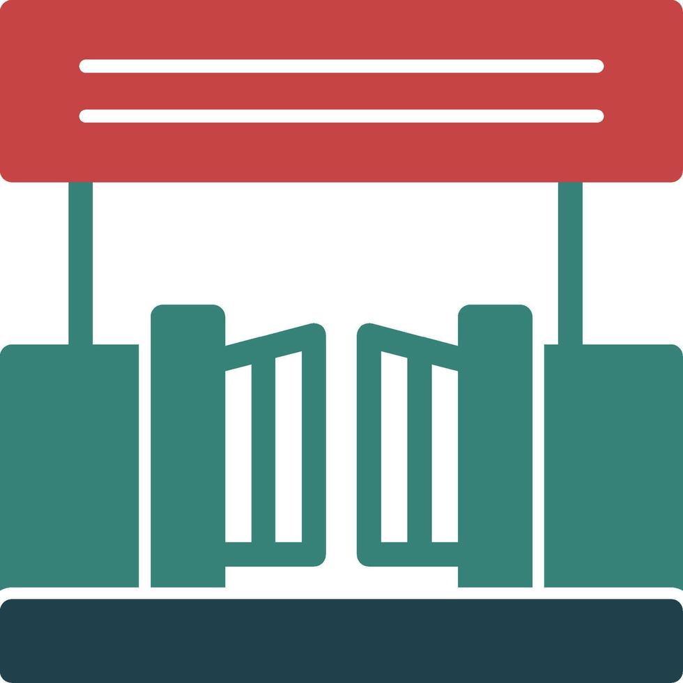 Zoo Glyph Multi Color Icon vector
