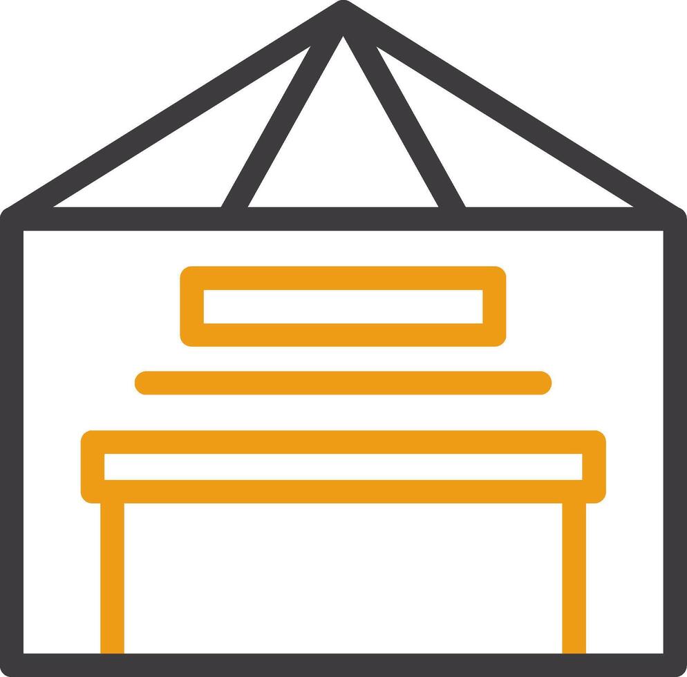 Warehouse Two Color Icon vector