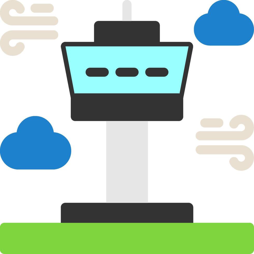 Tower Flat Icon vector