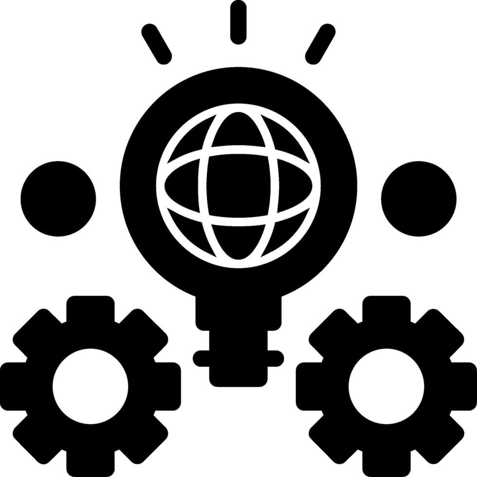 Innovation Glyph Icon vector
