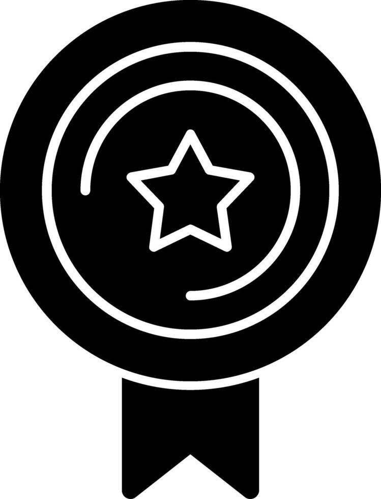 Badge Glyph Icon vector
