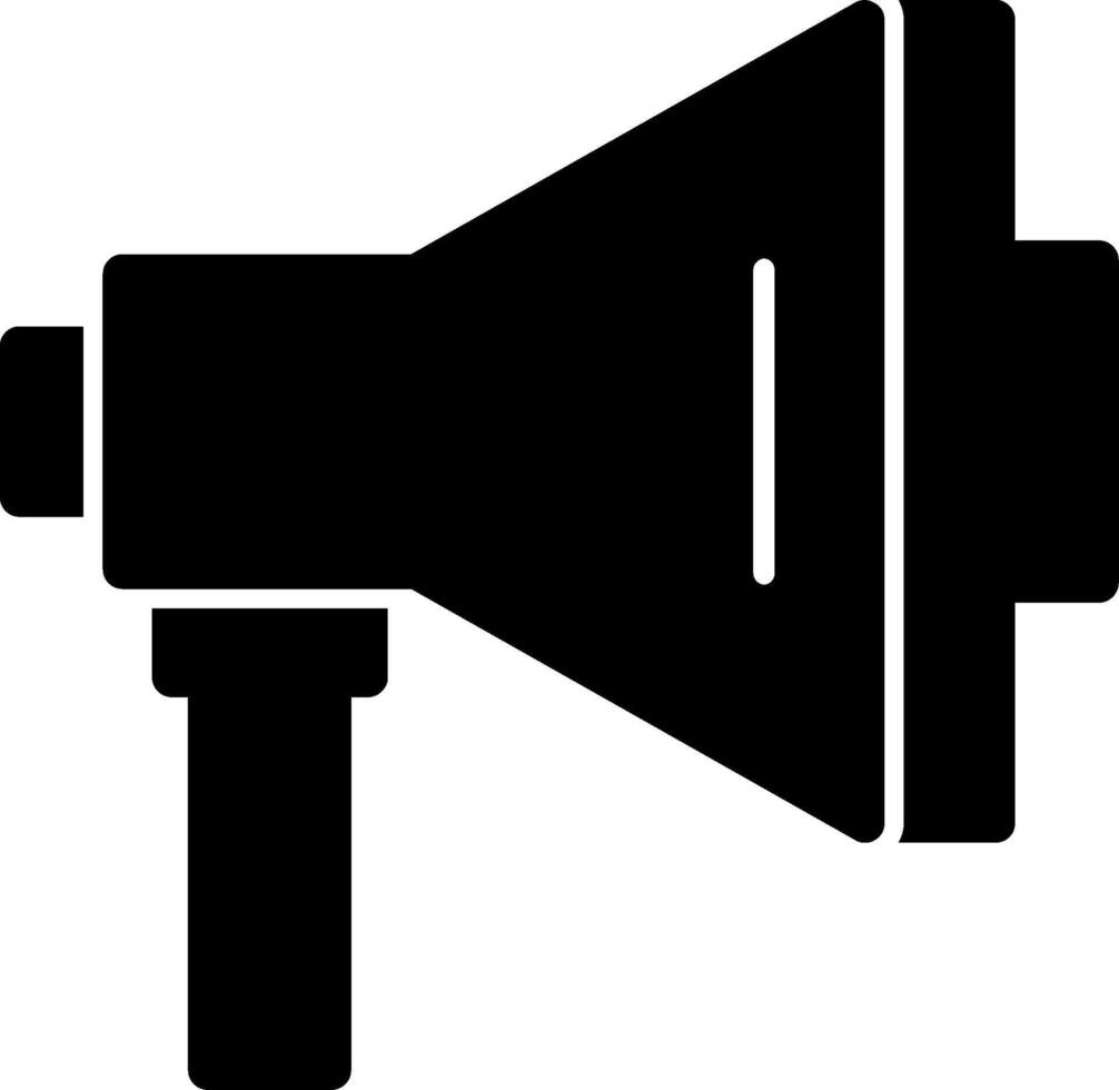 Megaphone Glyph Icon vector