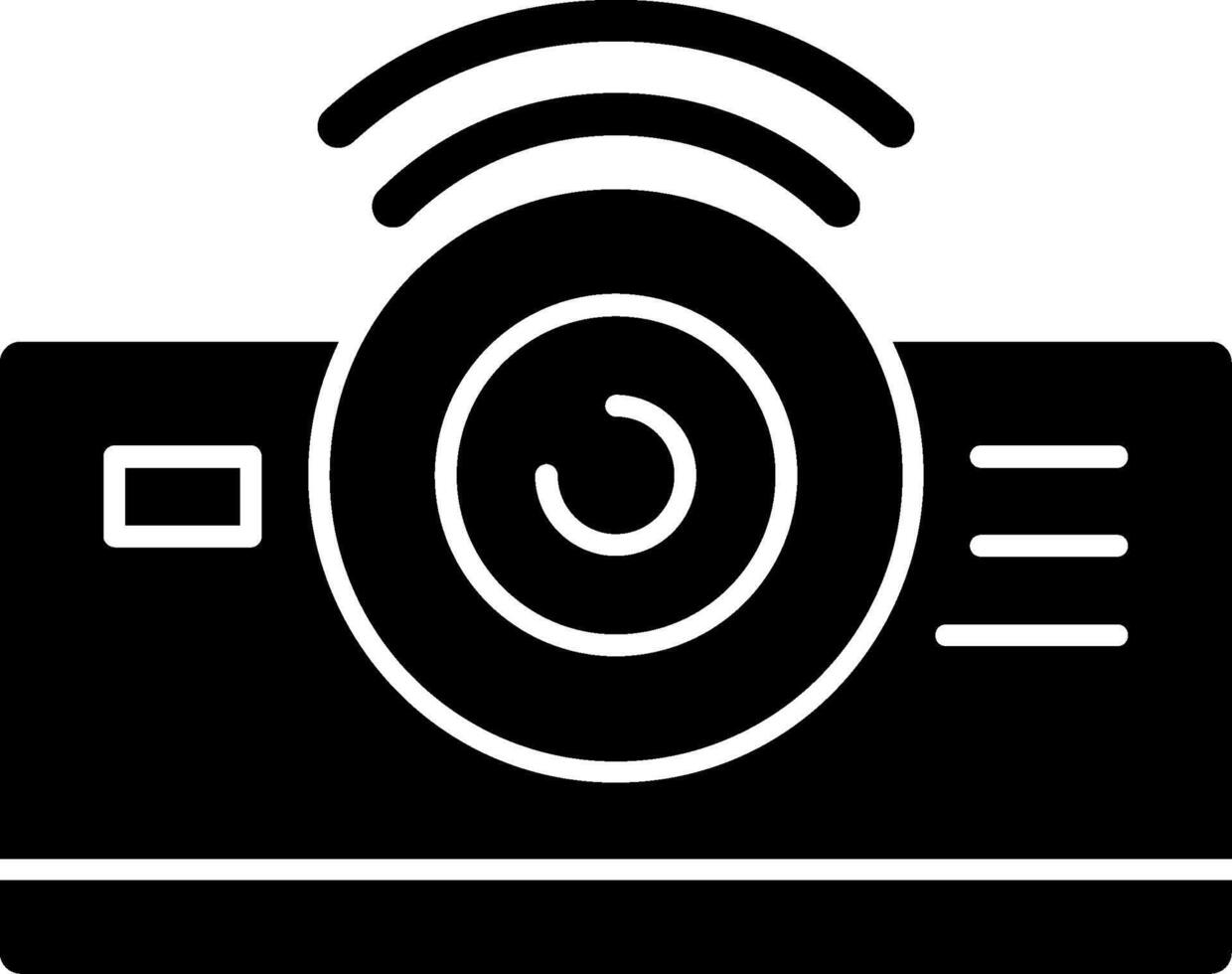 Projector Glyph Icon vector