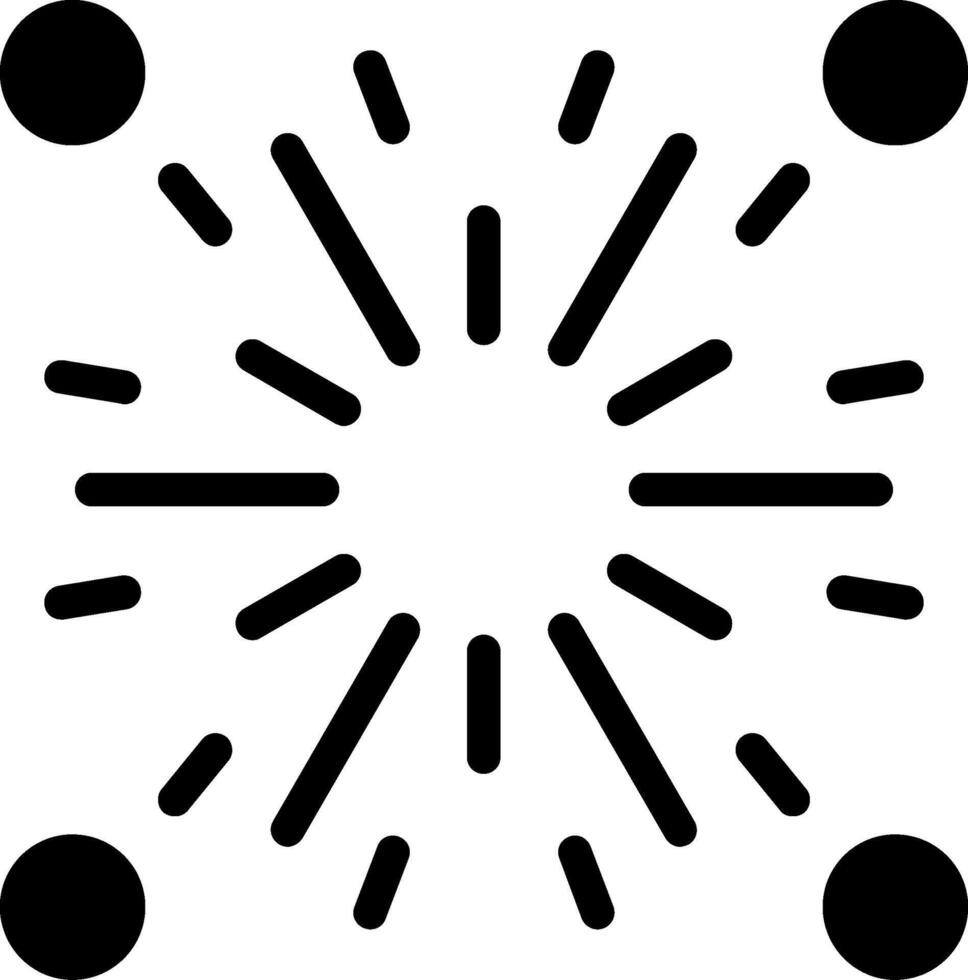 Firecracker Glyph Icon vector
