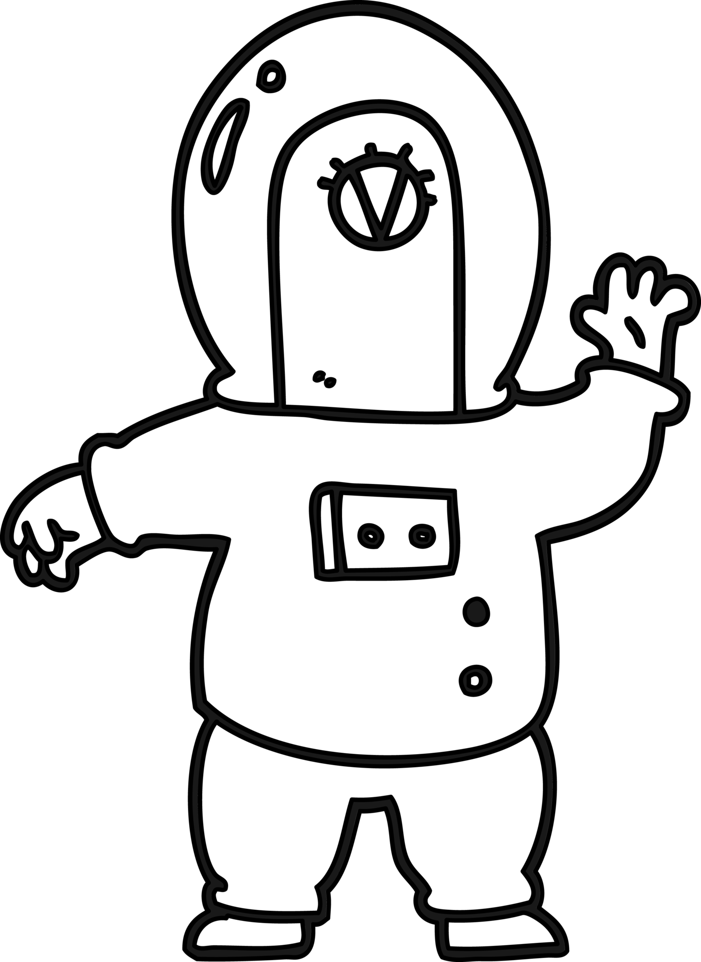 cartoon space alien icon 40880758 PNG