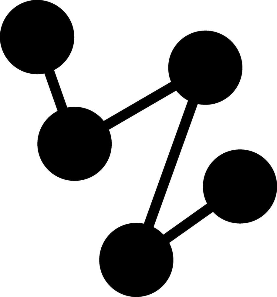 Connection Glyph Icon vector