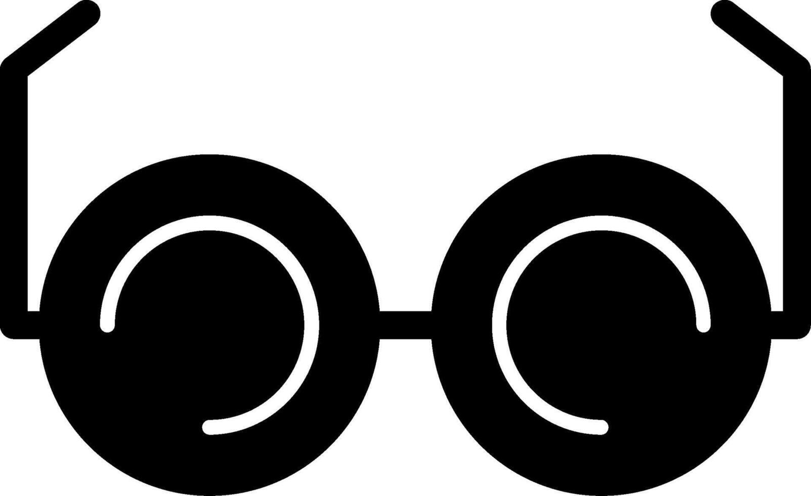 Glasses Glyph Icon vector