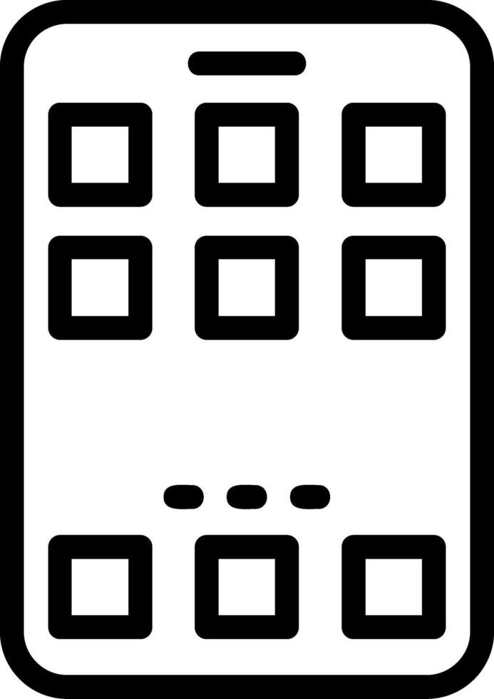 Home Line Icon vector