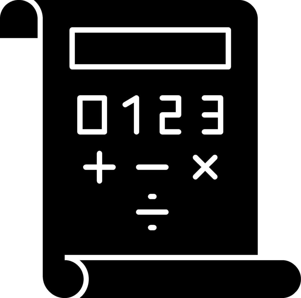 Quest Quotient Glyph Icon vector