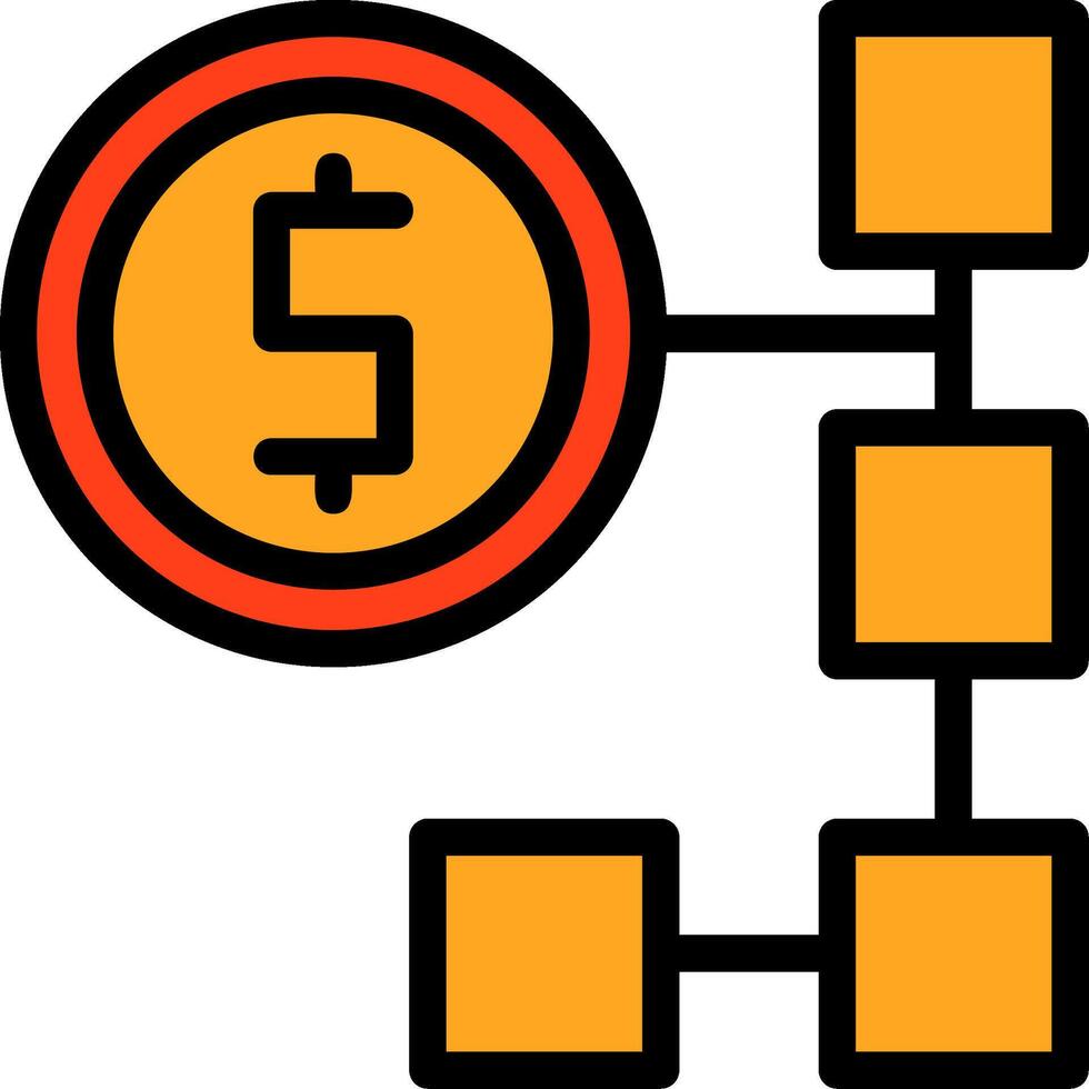 Allocation Line Filled vector