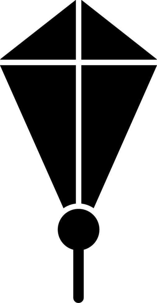 Kite Glyph Icon vector
