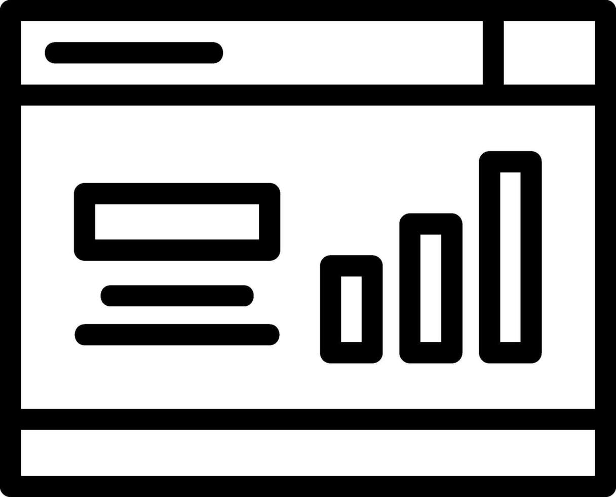 Signal Strength Line Icon vector