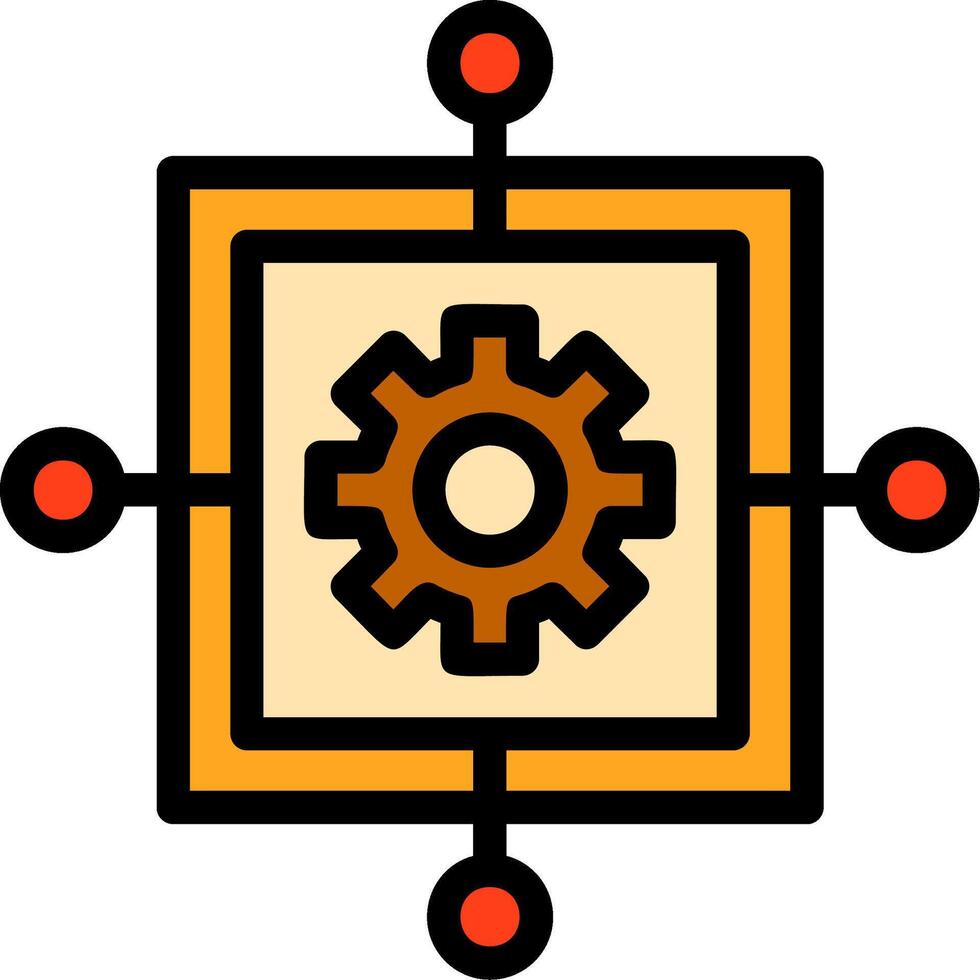 Scope Creep Line Filled vector