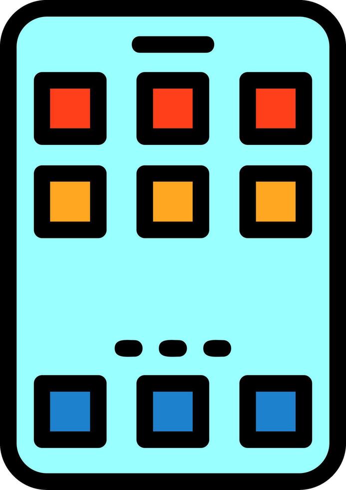 Home Line Filled vector