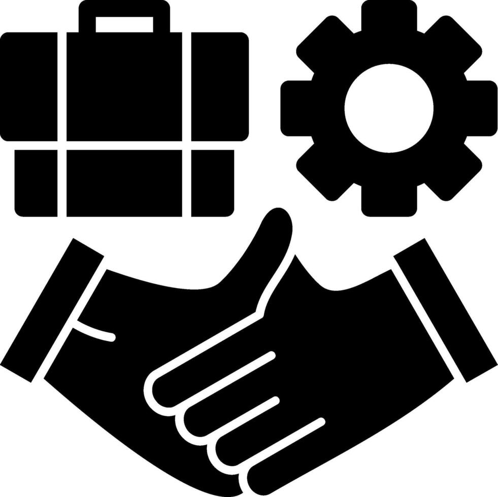 Collaboration Tools Glyph vector