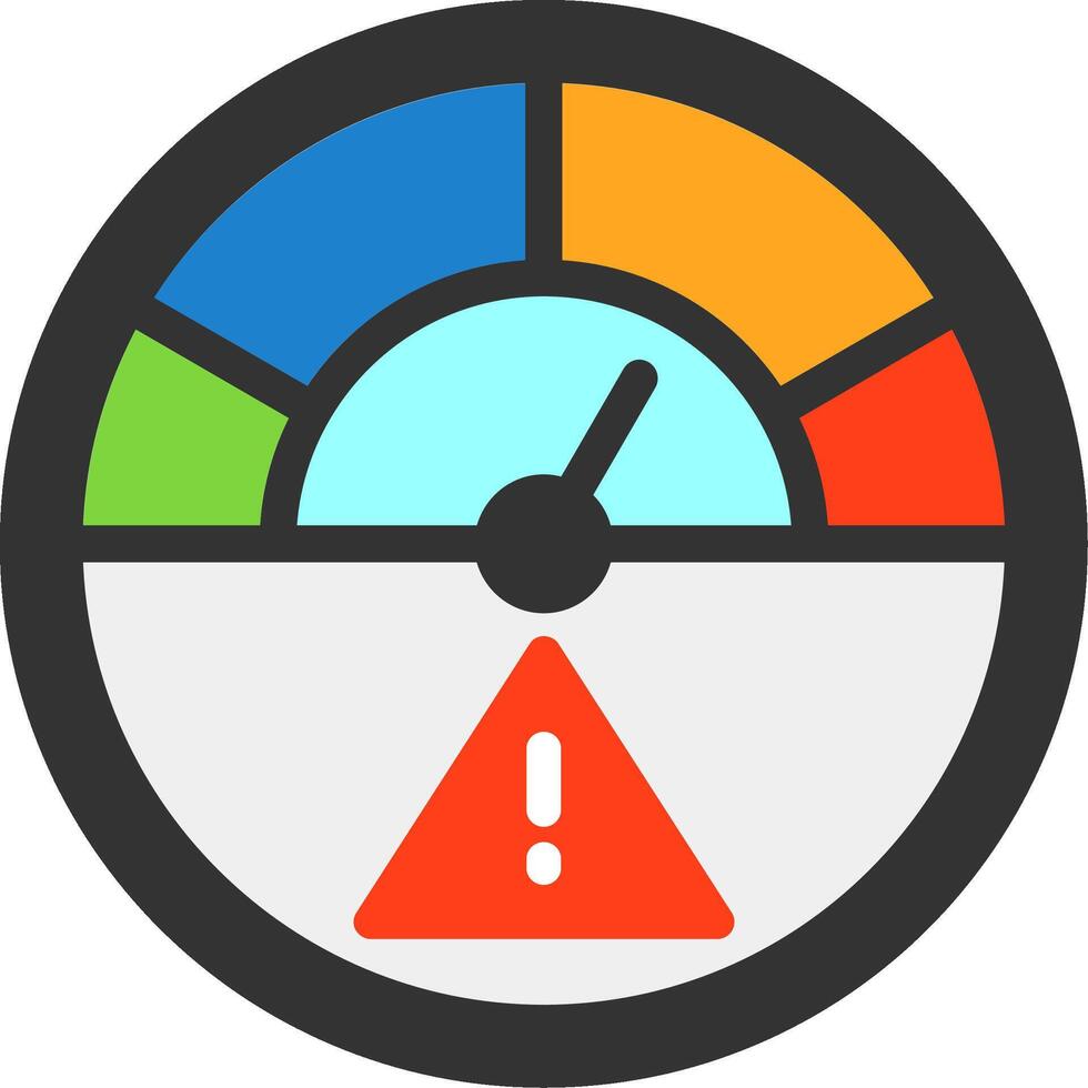 Risk Flat Icon vector