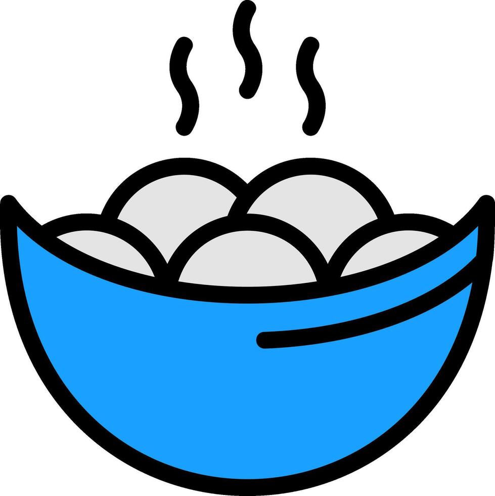 Yuanxiao Line Filled vector