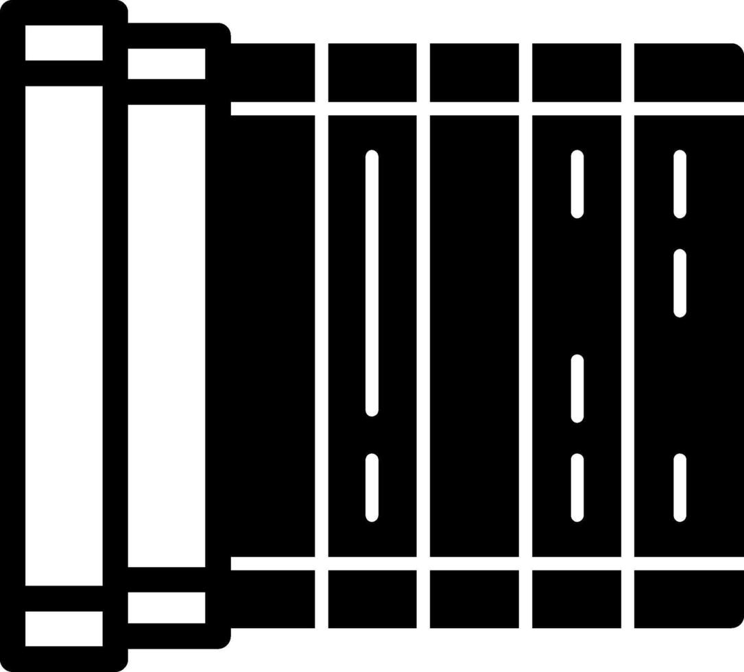 Bamboo Scroll Glyph vector