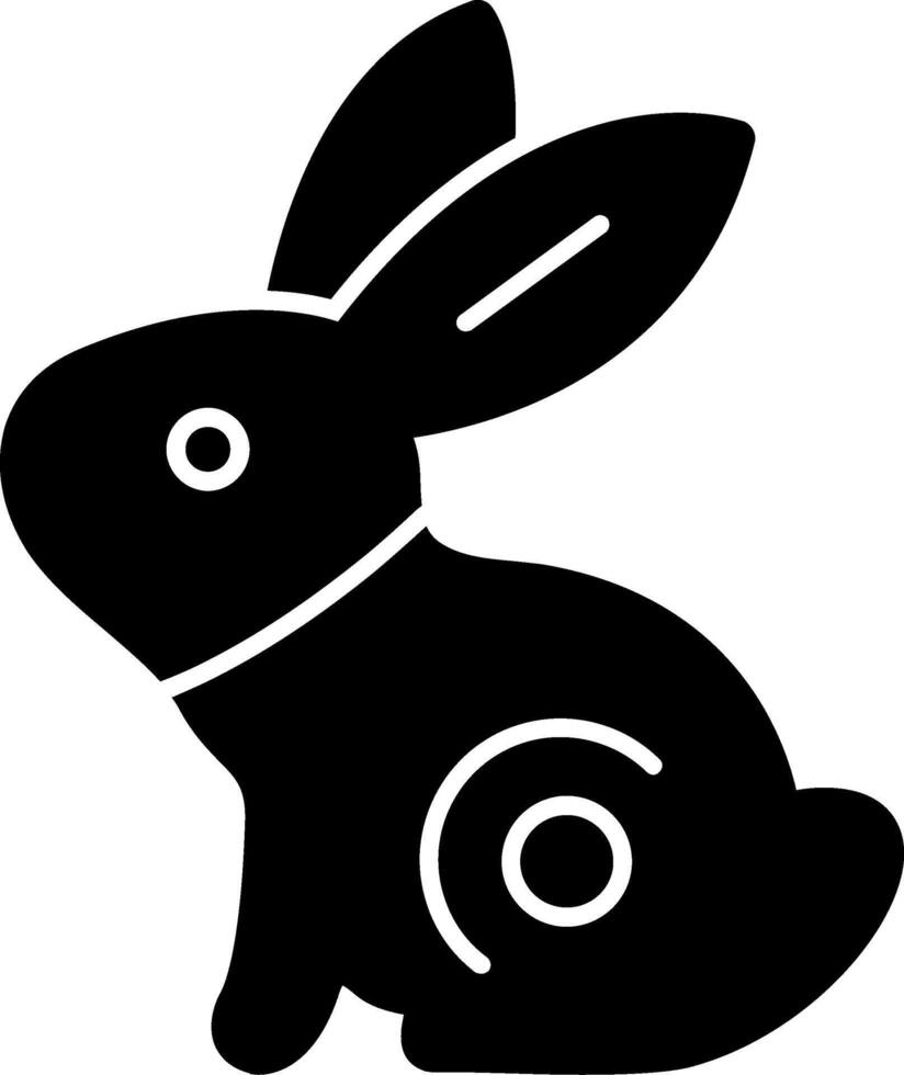 Jade Rabbit Glyph vector