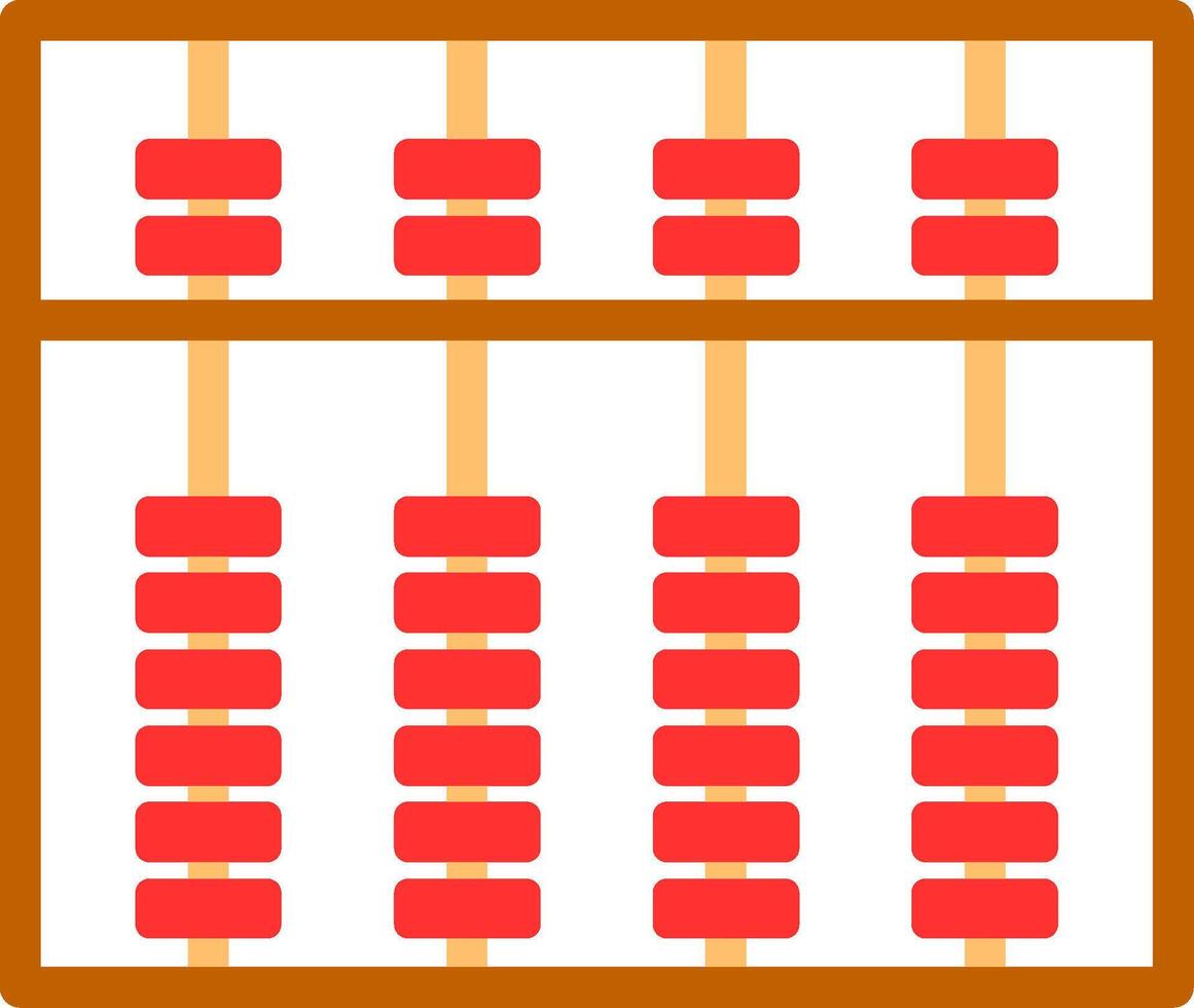 Abacus Flat Icon vector