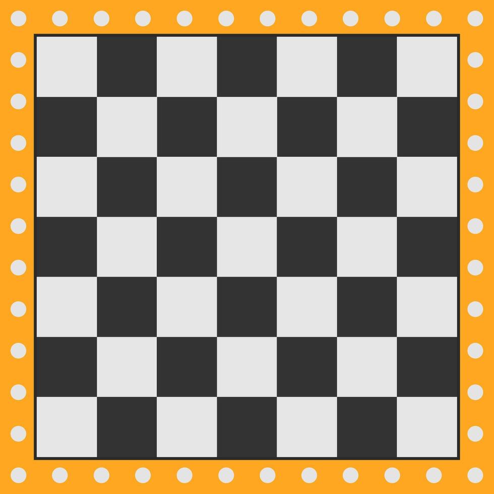 icono plano de tablero de ajedrez vector