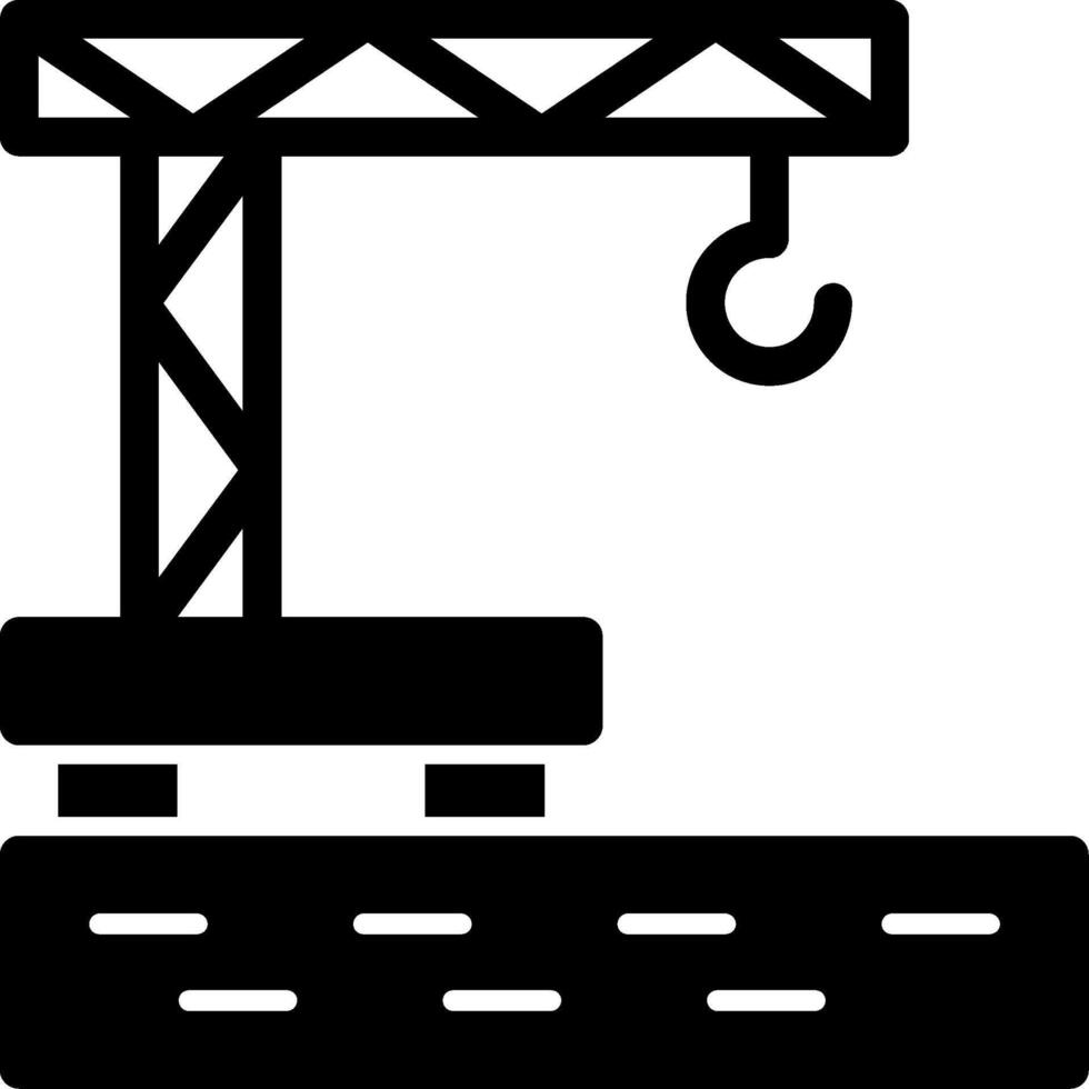 Harbor Glyph Icon vector