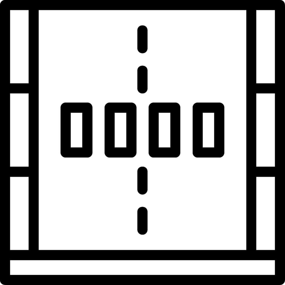 Crosswalk Line icon vector