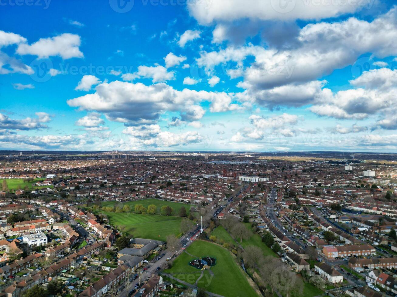 maravilloso ver de Dagenham Londres ciudad de Inglaterra unido Reino. marzo 2do, 2024 foto