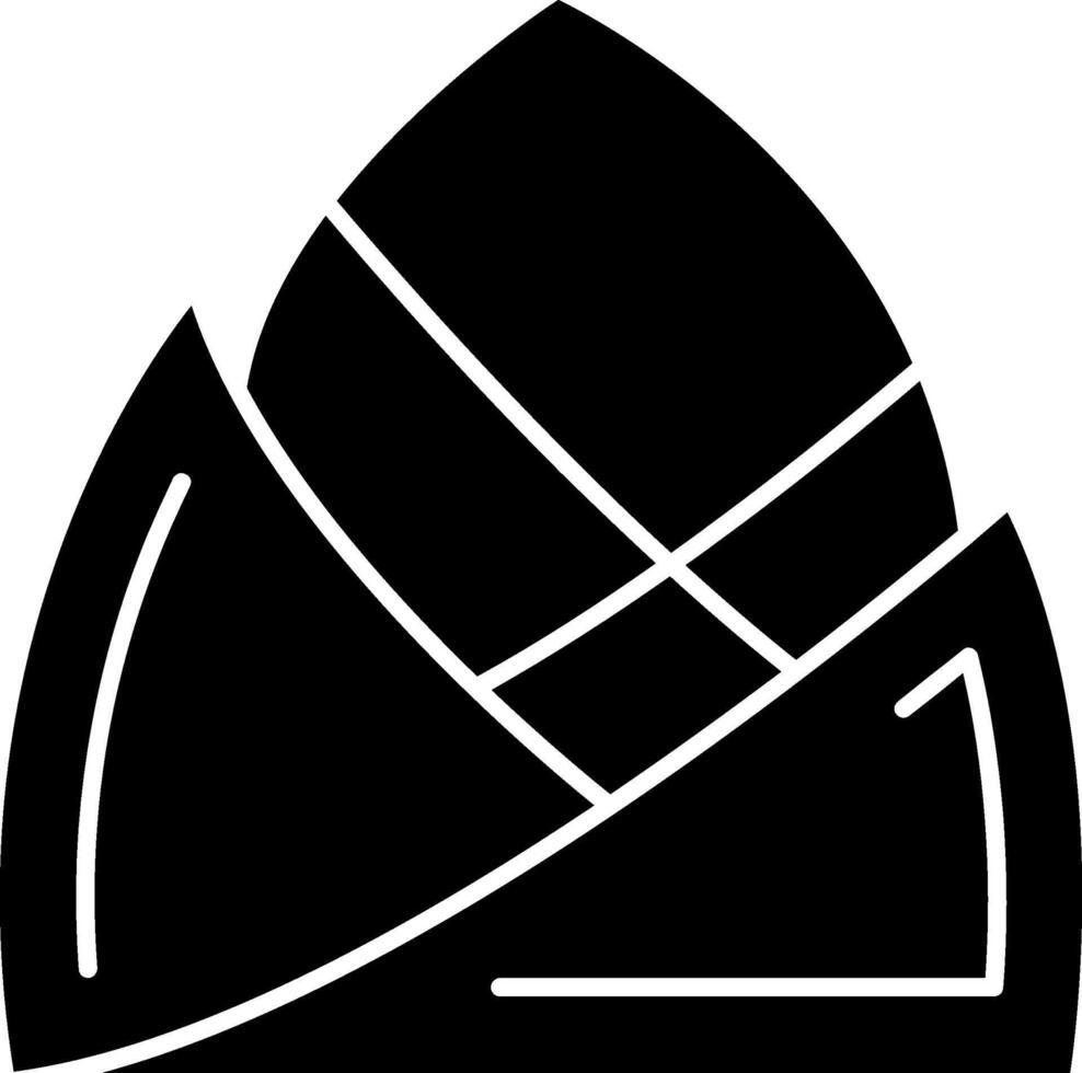 Bamboo Shoot Glyph vector