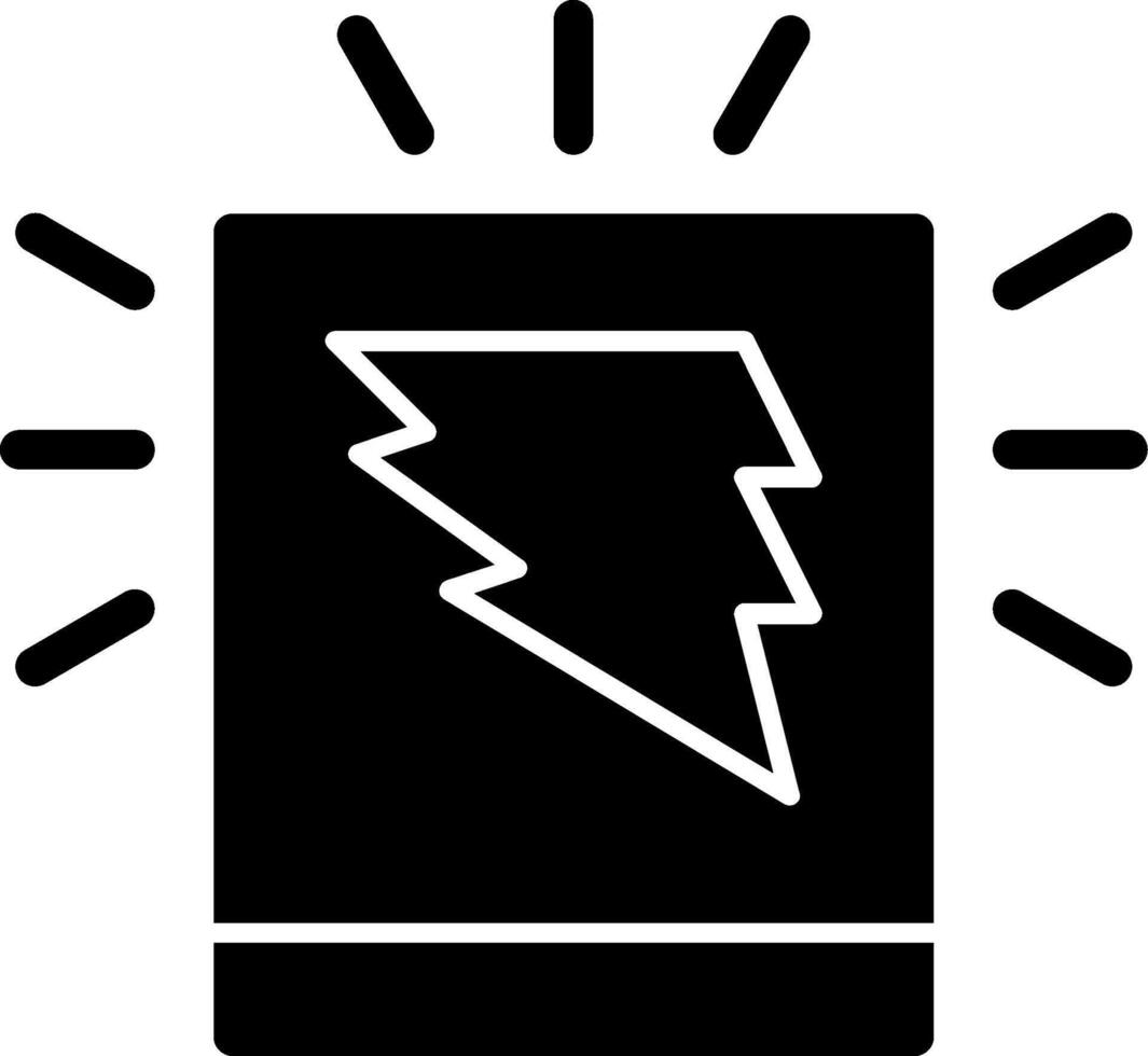 Spark Stride Glyph vector