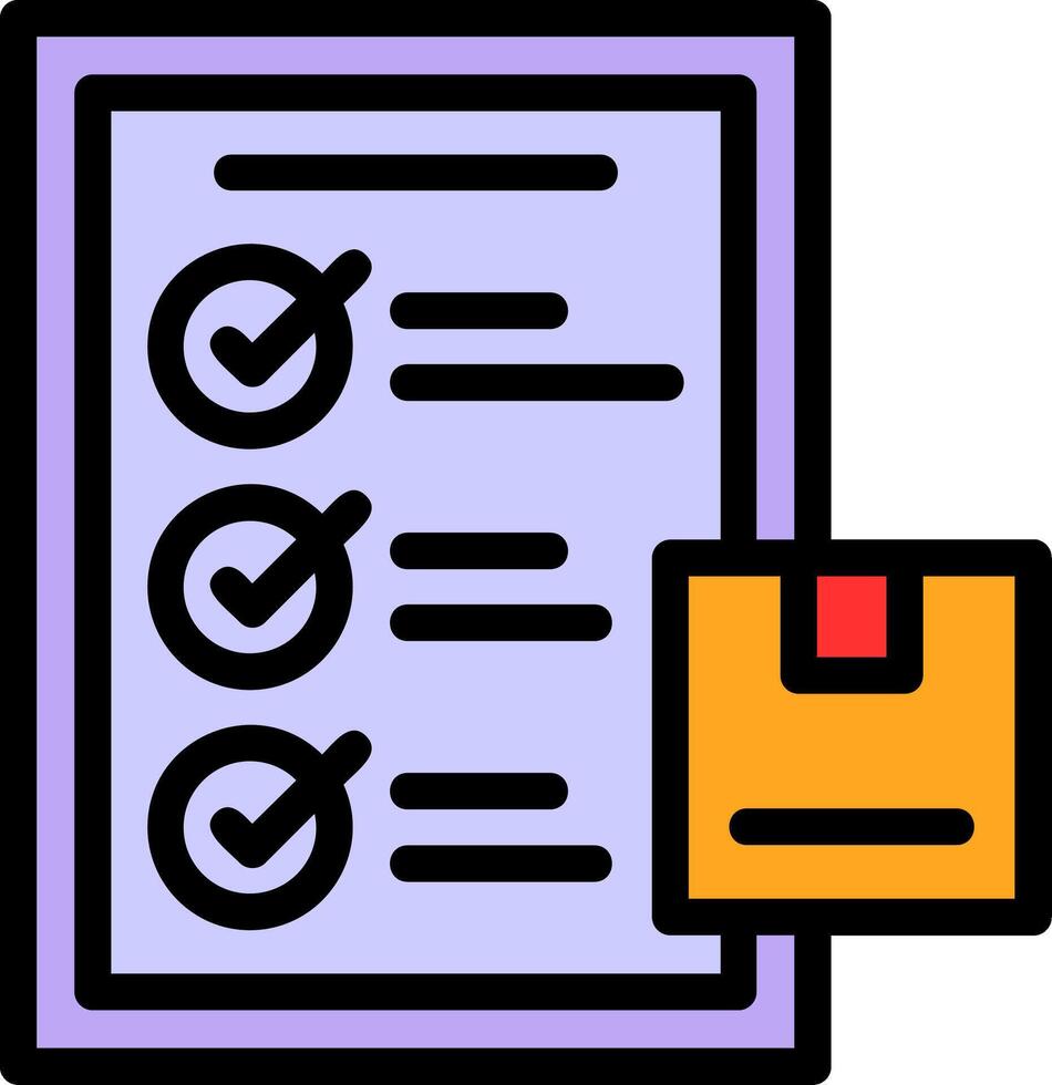 Inspection Line Filled vector