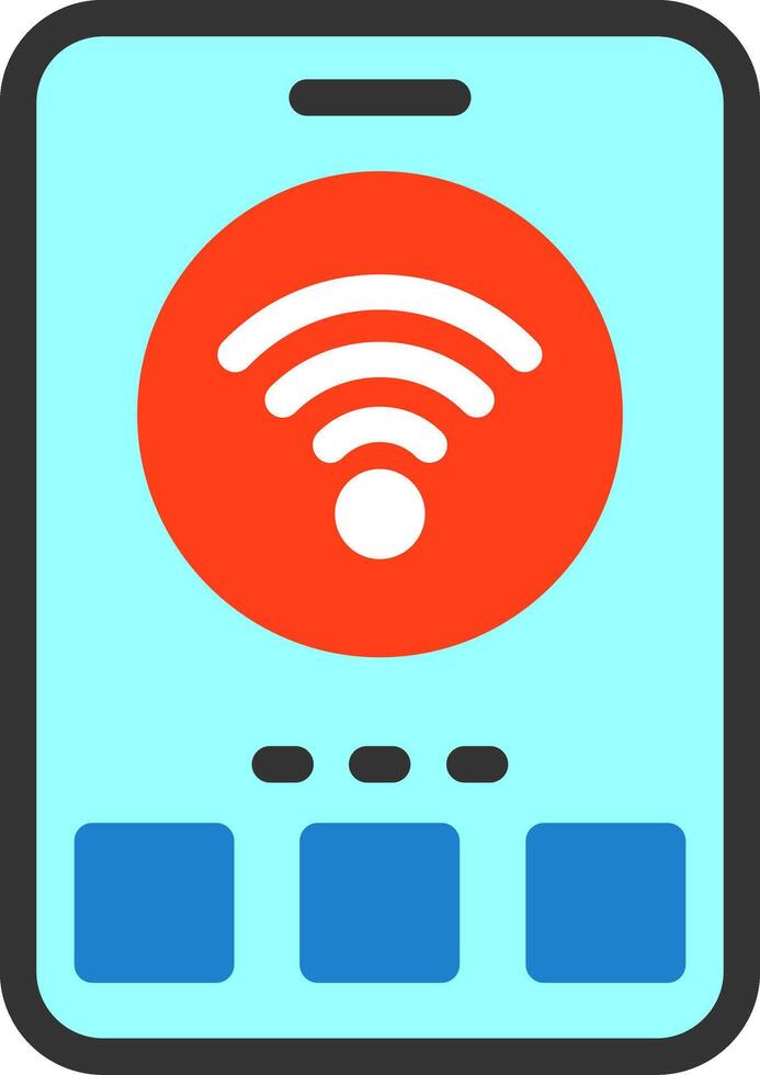 Wi-Fi Flat Icon vector