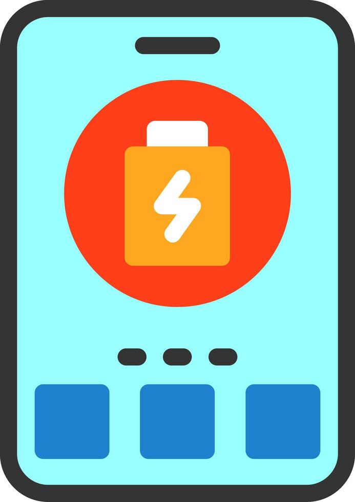 Battery Flat Icon vector