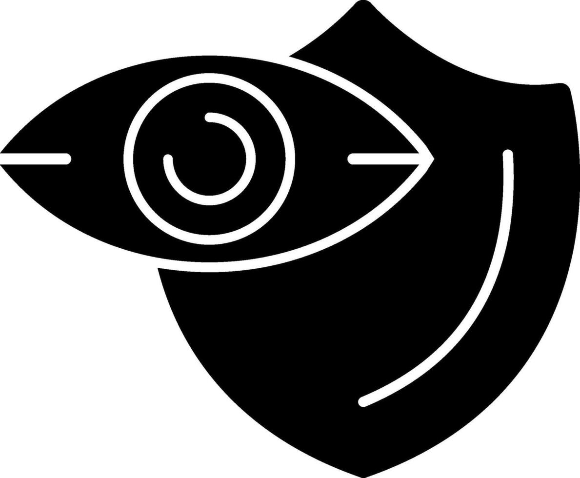 Vision Vanguard Glyph vector