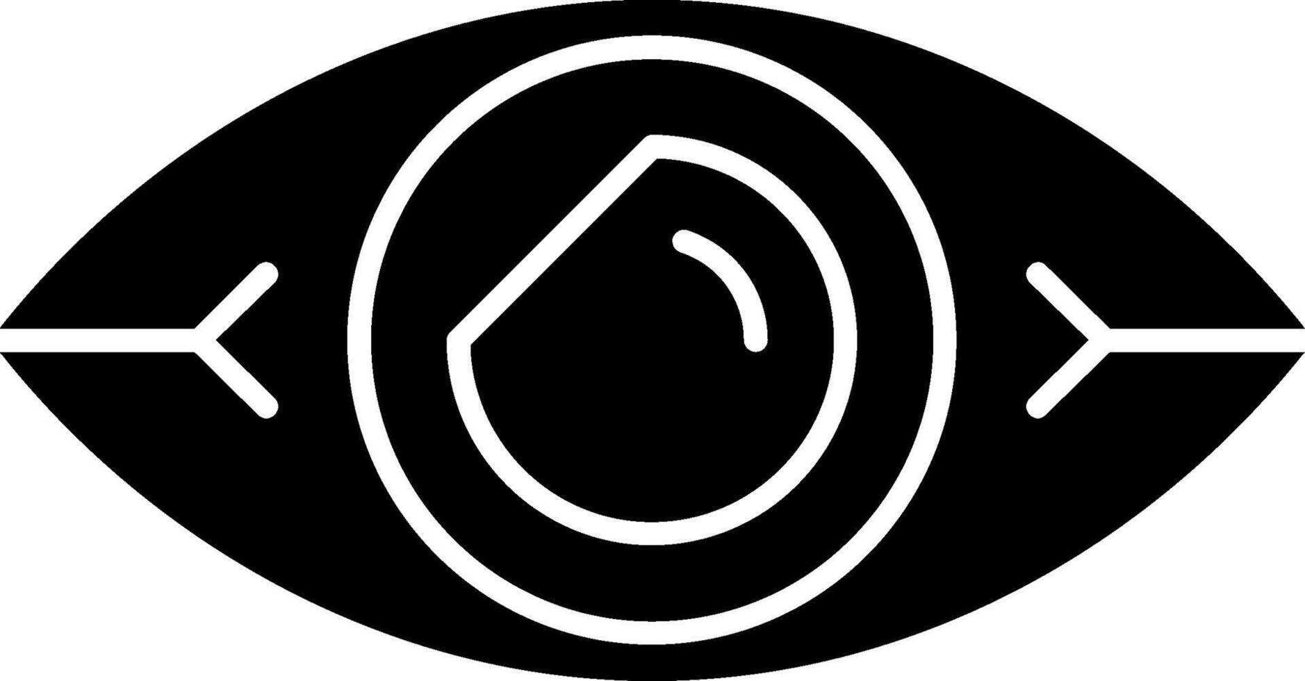 Vision Vibe Glyph vector