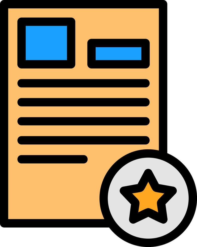 Feedback Line Filled vector
