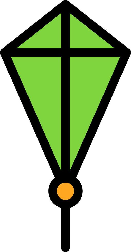 Kite Line Filled vector