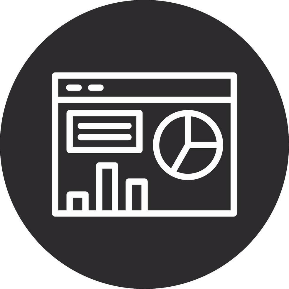 Dashboard Inverted Icon vector