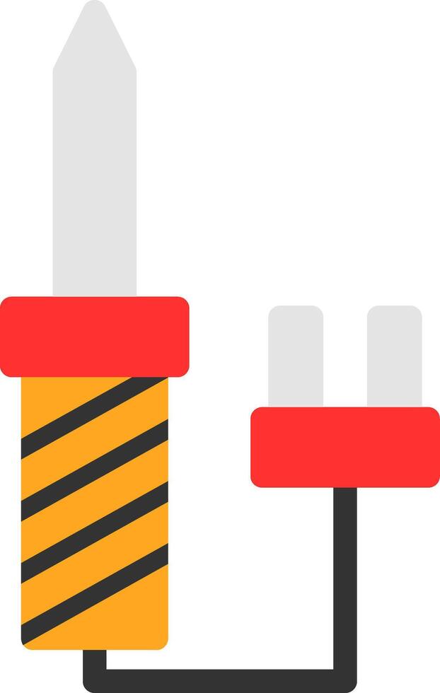 Soldering Iron Flat Icon vector