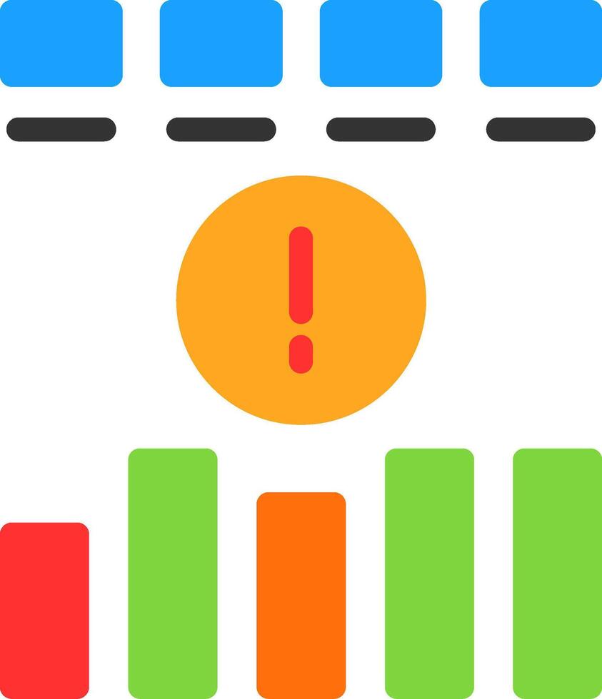 Risk Flat Icon vector