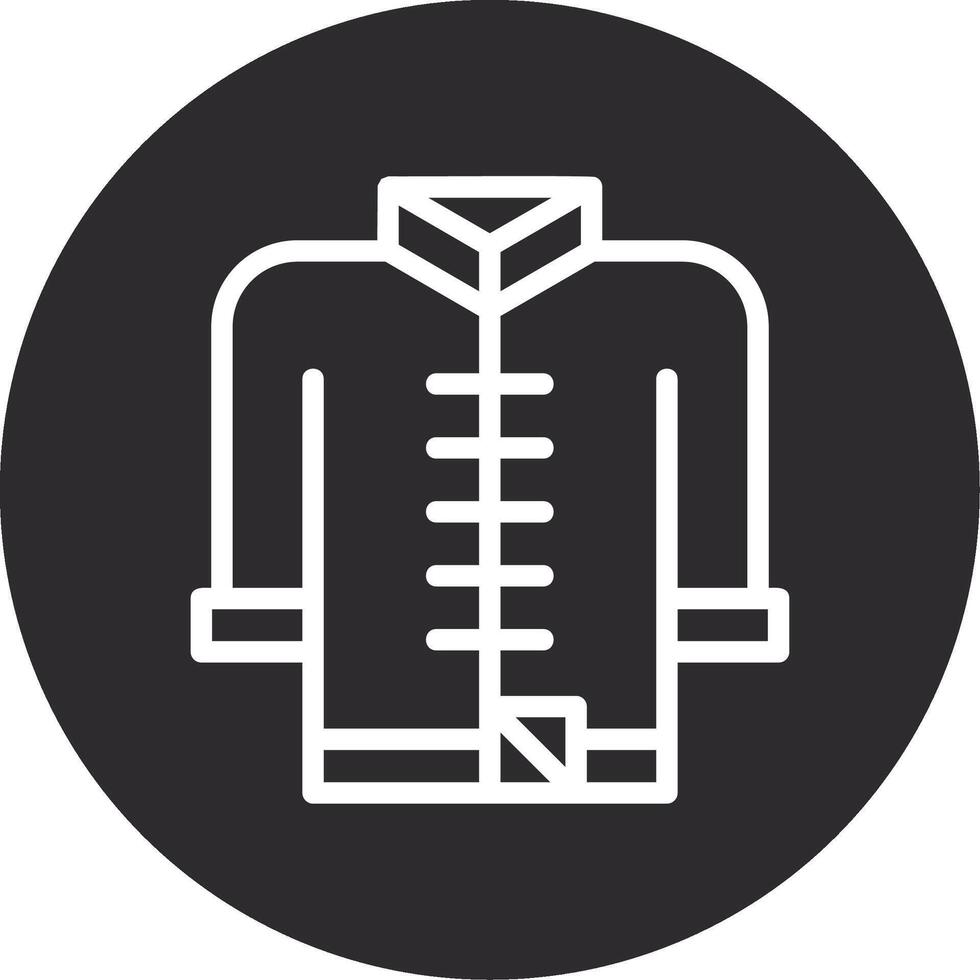 Tang Suit Inverted Icon vector