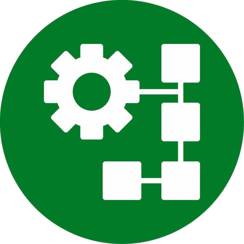 Resource Glyph Circle Icon vector