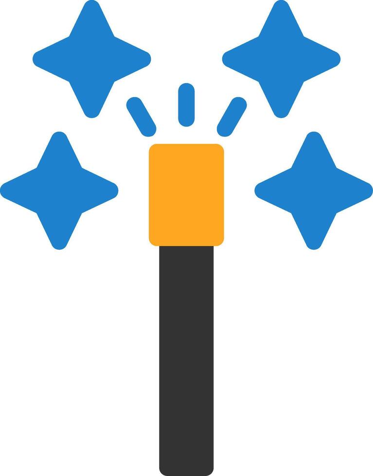 Magic Wand Flat Icon vector